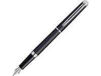 Ручка перьевая Waterman «Hemisphere Matt Black CT F», черный матовый/серебристый