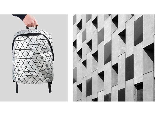 Rombica Mybag Prisma Silver, серебристый