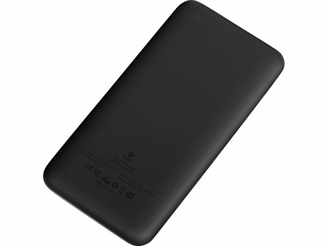 Внешний беспроводной аккумулятор с подсветкой лого "Reserve X". 8000 mAh, черный