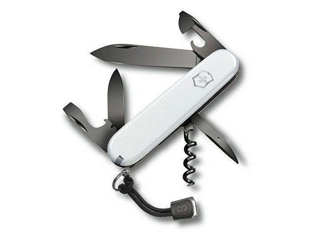 Нож перочинный VICTORINOX Spartan PS, 91 мм, 13 функций, белый, со шнурком в комплекте