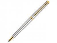 Ручка шариковая Waterman «Hemisphere Stainless Steel GT M», серебристый/золотистый