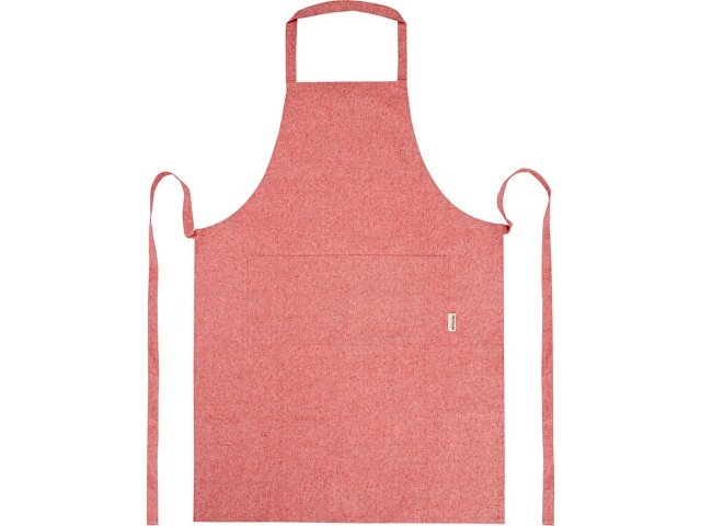 Pheebs 200 g/m² recycled cotton apron, красный яркий