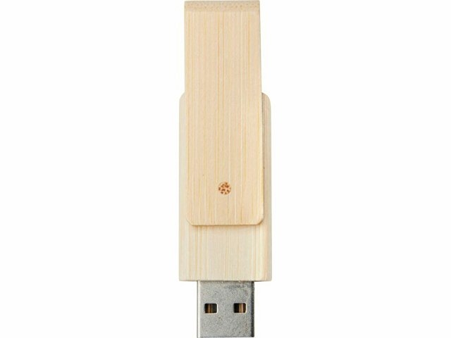 Rotate, USB-накопитель объемом 4 ГБ из бамбука, бежевый