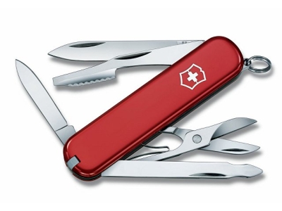 Нож перочинный VICTORINOX Executive, 74 мм, 10 функций, красный