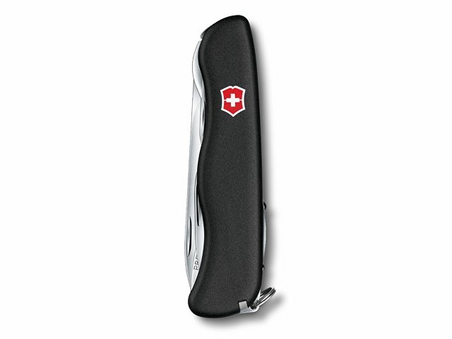 Нож перочинный VICTORINOX Picknicker, 111 мм, 11 функций, с фиксатором лезвия, чёрный