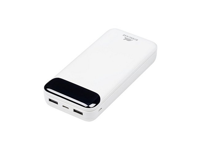 RIVACASE VA2280 (20000mAh) с дисплеем, белый, внешний аккумулятор /24