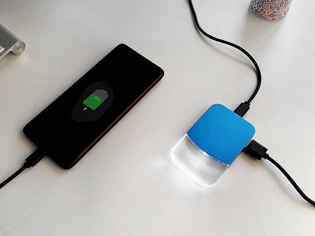 USB хаб «Mini iLO Hub», синий