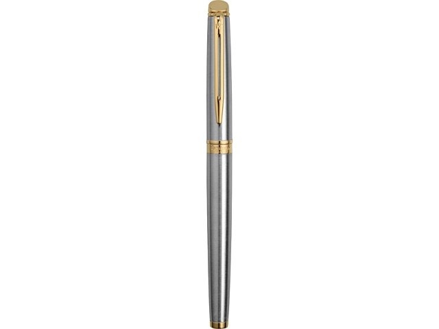 Ручка роллер Waterman «Hemisphere Stainless Steel GT F», серебристый/золотистый