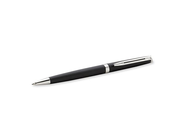 Ручка шариковая Waterman «Hemisphere Matt Black CT M», черный матовый/серебристый