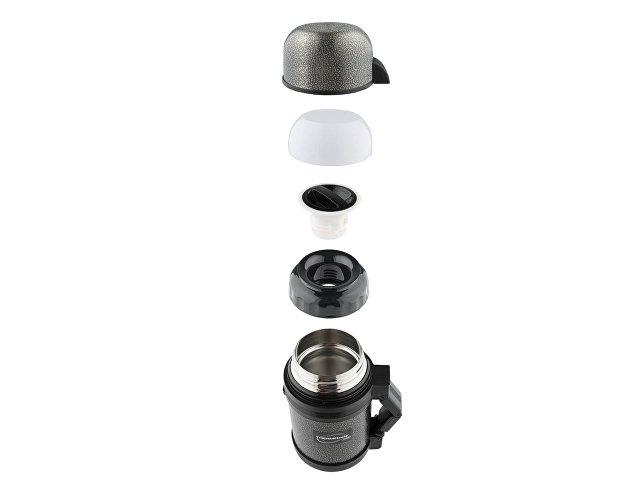 Термос из нерж. стали тм ThermoCafe HAMMP-800-HT, 0.8L, серый