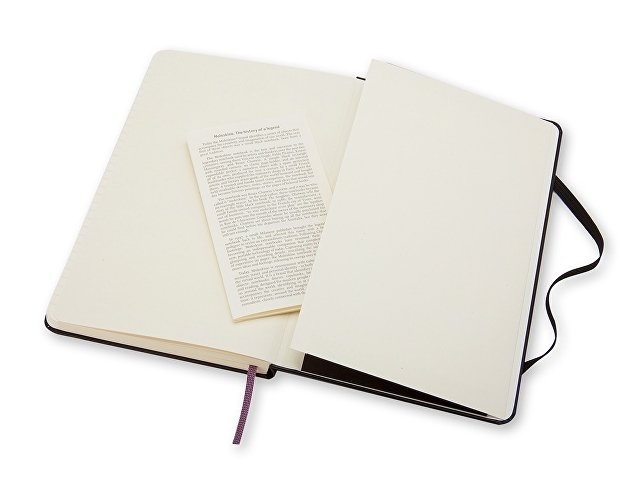 Записная книжка Moleskine Classic (в линейку) в твердой обложке, Large (13х21см), черный