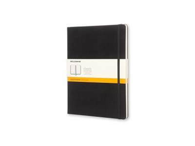 Записная книжка Moleskine Classic (в линейку), Хlarge (19х25 см), черный