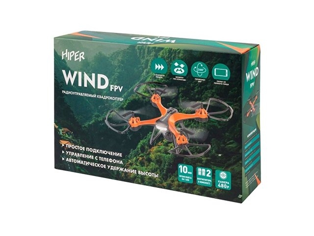 Радиоуправляемый квадрокоптер HIPER "WIND FPV"