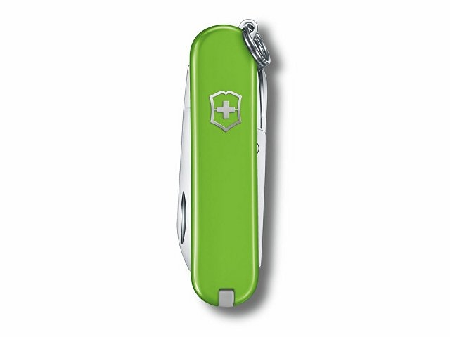 Нож-брелок VICTORINOX Classic SD Colors "Smashed Avocado", 58 мм, 7 функций, салатовый