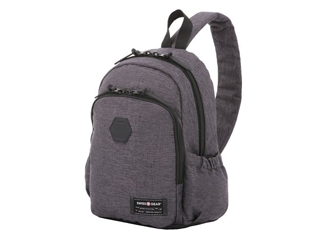 Рюкзак SWISSGEAR 13'', ткань Grey Heather/ полиэстер 600D PU , 25х14х35 см, 12 л, серый