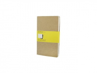 Записная книжка Moleskine Cahier (в клетку, 3 шт.), Large (13х21см), бежевый