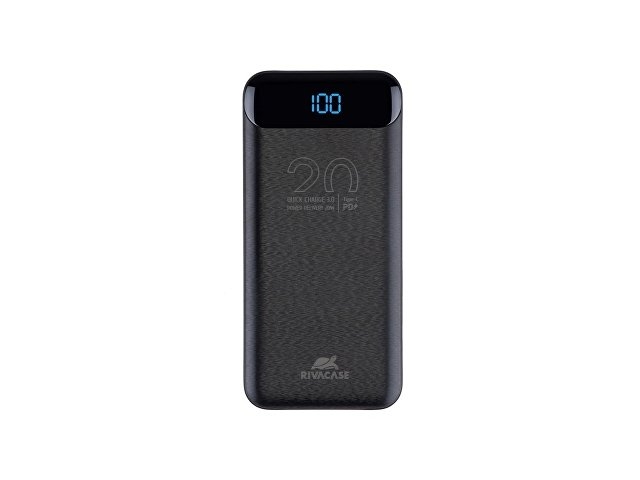 RIVACASE VA2582 (20 000mAh), QC/PD 22.5W внешний аккумулятор с дисплеем, черный /24