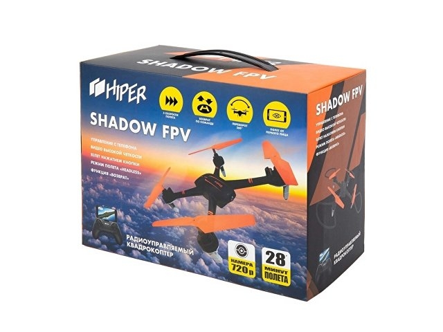 Радиоуправляемый квадрокоптер HIPER "SHADOW FPV"