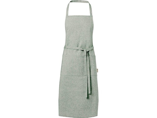 Pheebs 200 g/m² recycled cotton apron, зеленый яркий