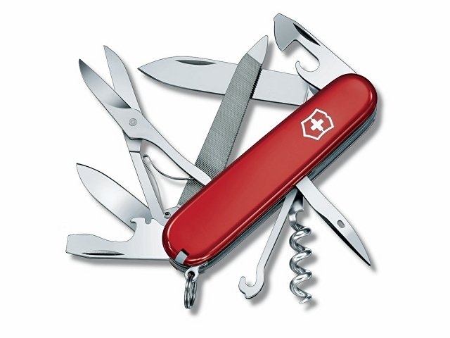 Нож перочинный VICTORINOX Mountaineer, 91 мм, 18 функций, красный