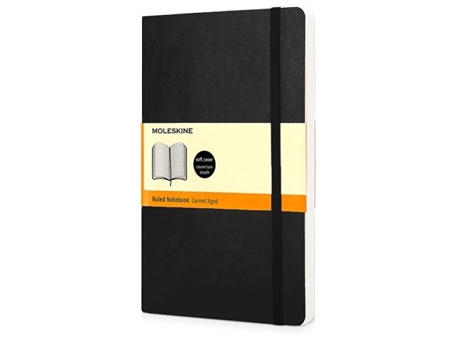 Подарочный набор Moleskine Amelie с блокнотом А5 Soft и ручкой, черный