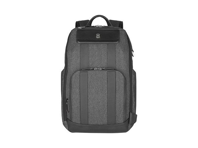 Рюкзак VICTORINOX Architecture Urban 2 Deluxe Backpack 15”, серый, полиэстер/кожа, 31x23x46 см, 23 л