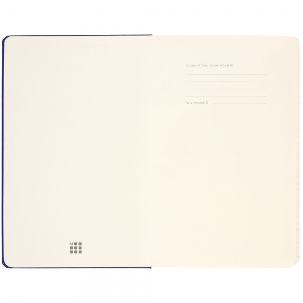 Записная книжка Moleskine Classic Large, в линейку, синяя