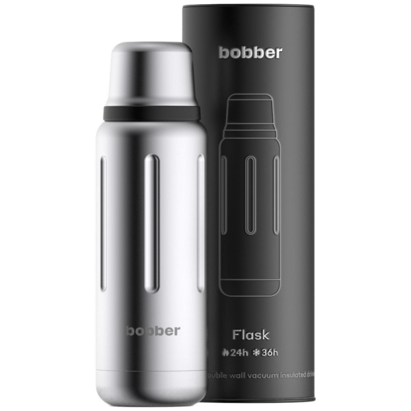 Термос Flask 470, вакуумный, стальной матовый