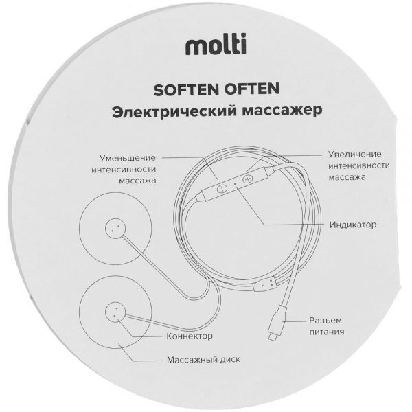 Электрический массажер для спины и воротниковой зоны Soften Often