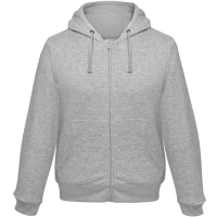 Толстовка мужская Hooded Full Zip серый меланж