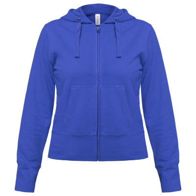 Толстовка женская Hooded Full Zip ярко-синяя