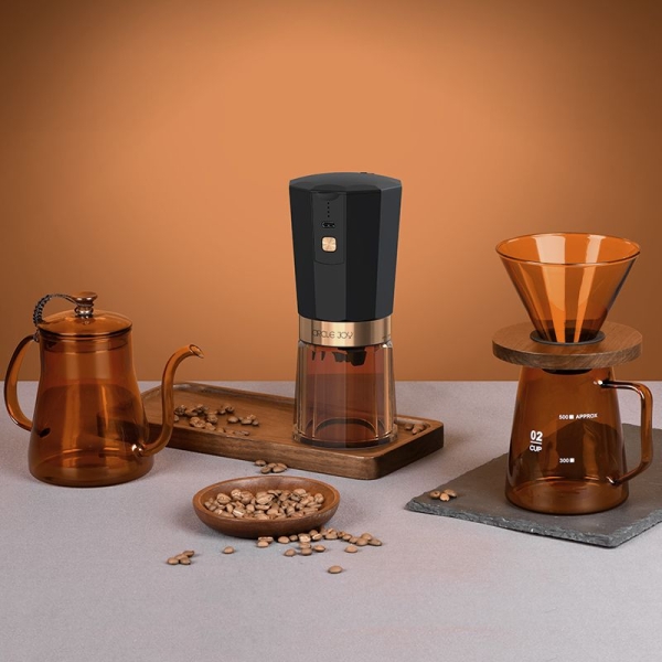 Кофейный набор Amber Coffee Maker Set, оранжевый с черным