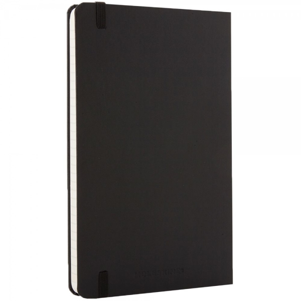 Записная книжка Moleskine Classic Large, в линейку, черная