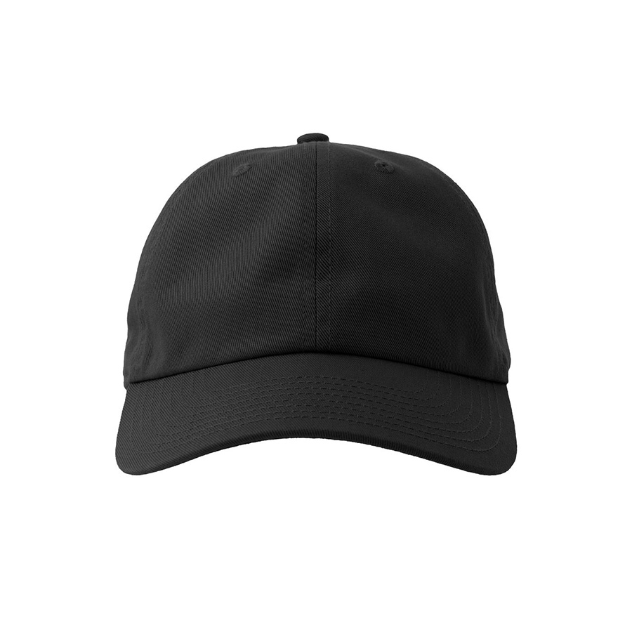 Бейсболка "DAD HAT-S", 6 клиньев, металлическая застежка, чёрный, 100% хлопок, 270 г/м2