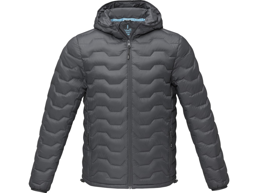 Мужская утепленная куртка Petalite из материалов, переработанных по стандарту GRS - Storm grey, темно-серый