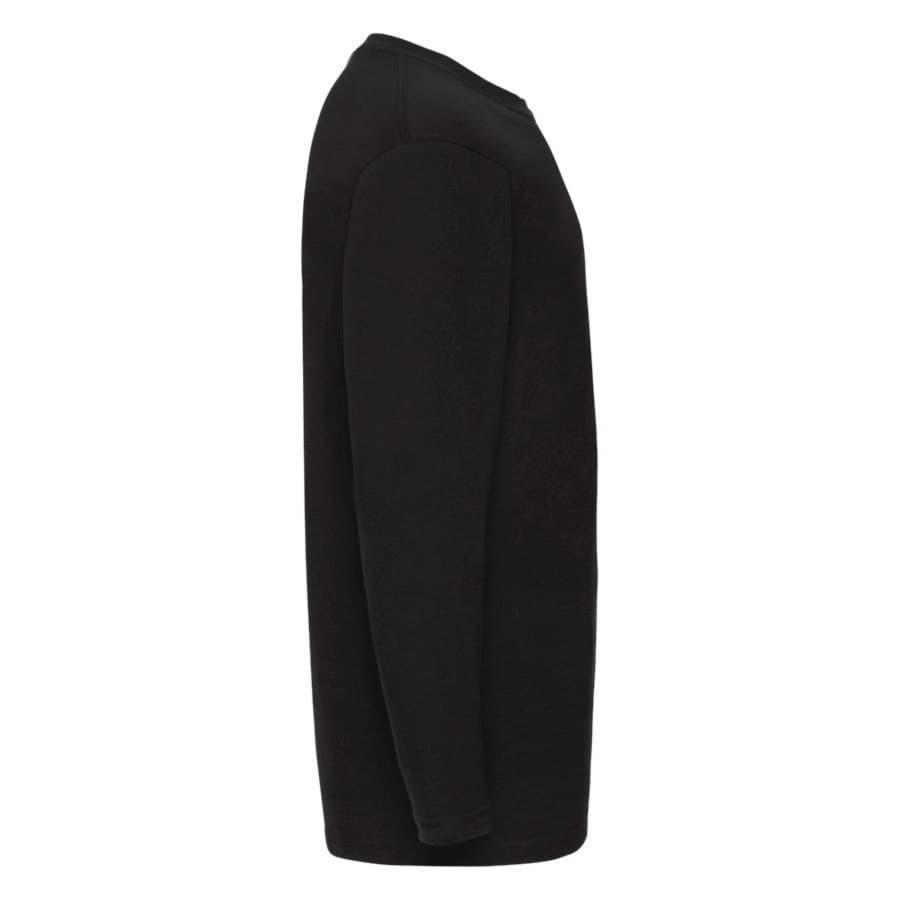 Футболка "Super Premium Long Sleeve", черный, 100% х/б, 205 г/м2