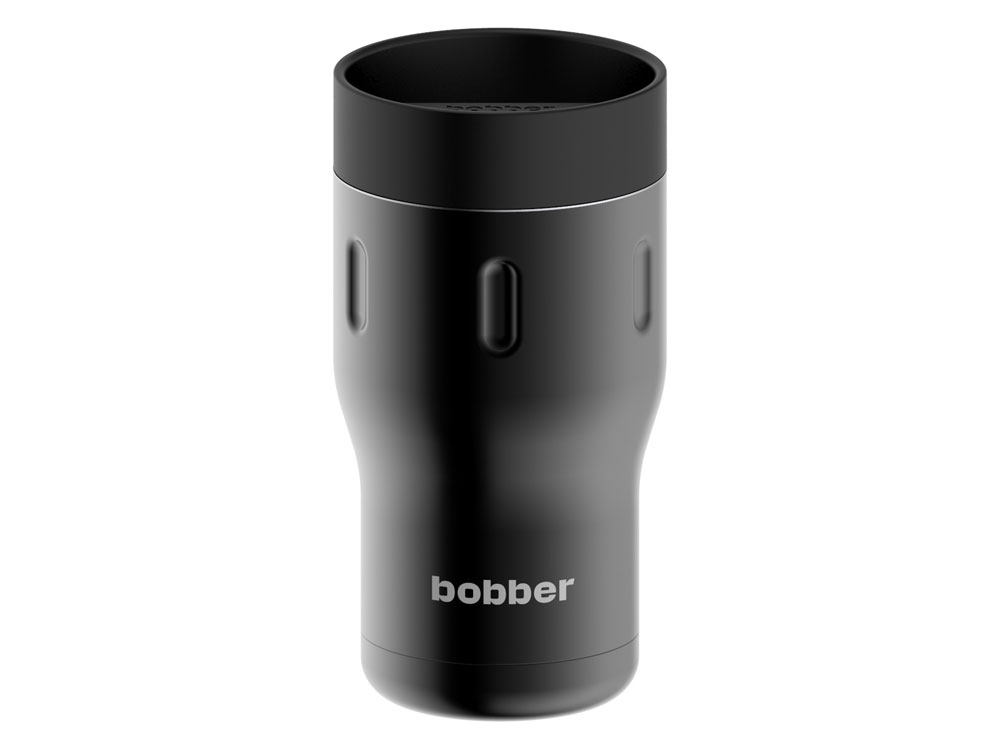 Термос питьевой, вакуумный, бытовой, тм bobber. Объем 0,35 литра. Артикул Tumbler-350 Black Coffee, черный