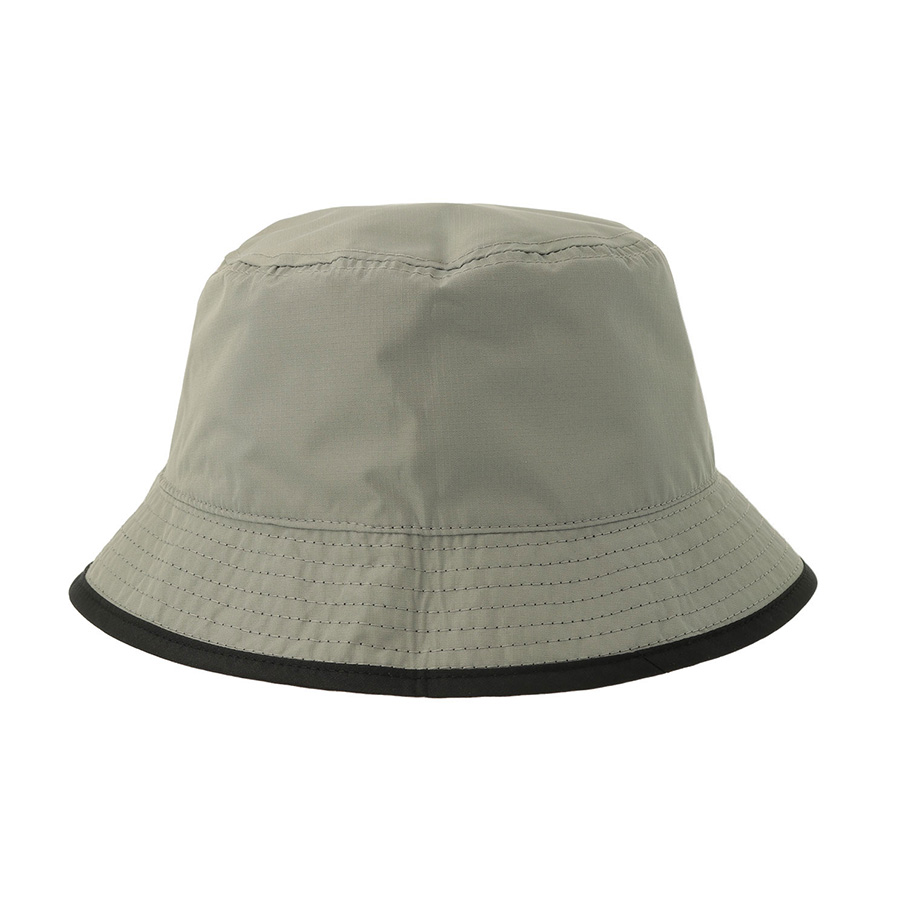 Панама "BUCKET POCKET-S", чёрный-серый, 100% переработанный полиэстер, 85 г/м2
