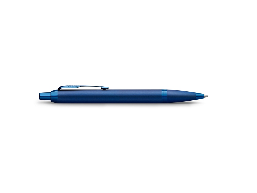 Шариковая ручка Parker IM Monochrome Blue, стержень:M, цвет чернил: blue, в подарочной упаковке., синий