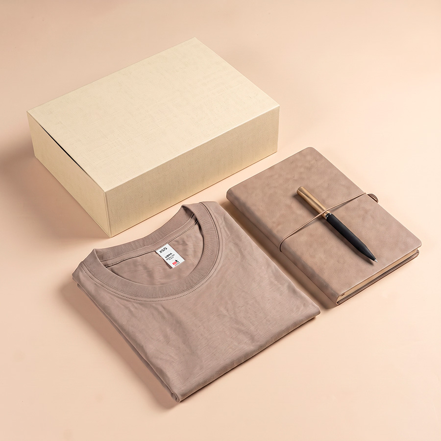Набор подарочный Welcome Box: футболка LIBRA размер M/L, ежедневник, ручка в коробке