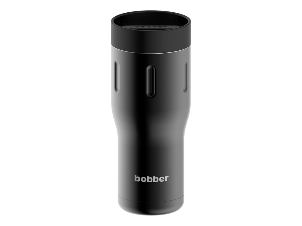 Термос питьевой, вакуумный, бытовой, тм bobber. Объем 0,47 литра. Артикул Tumbler-470 Black Coffee, черный