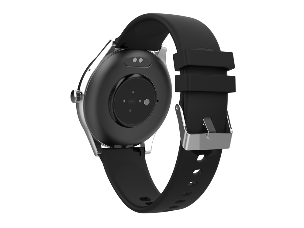 Умные часы HIPER IoT Watch GT, черный/ голубой, черный, голубой