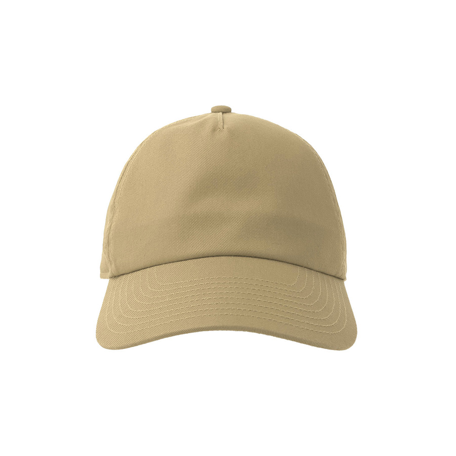 Бейсболка "DAD HAT-S FIVE", 5 клиньев, металлическая застежка, песочный, 100% хлопок, 270 г/м2