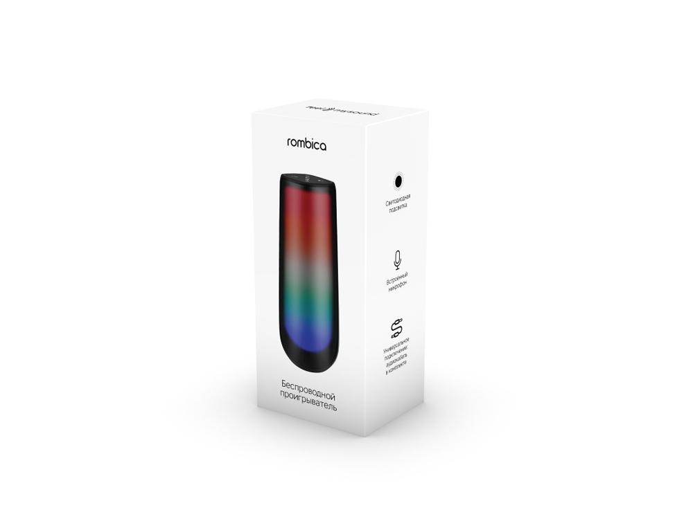 Портативная колонка TWS mySound Disco, 16 Вт (черный)