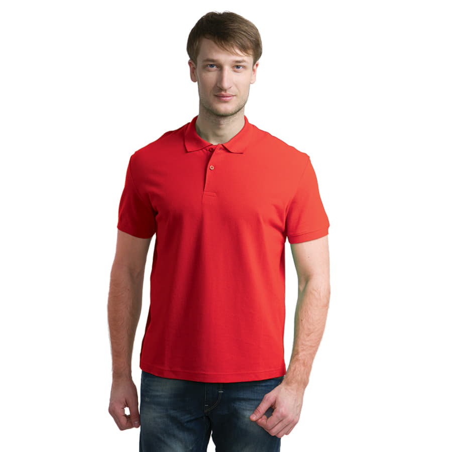 Поло "Apollo", красный, 100% х/б, 180 г/м2