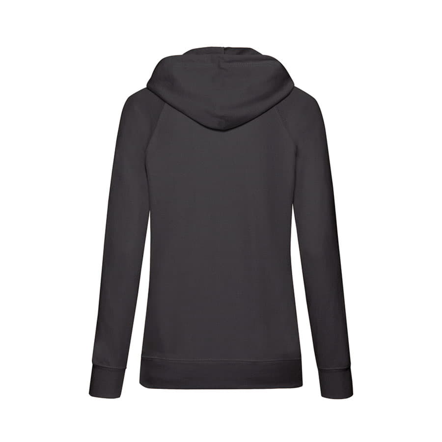 Толстовка женская "LIGHTWEIGHT", черный, 80% хлопок, 20% полиэстер, 240 г/м2