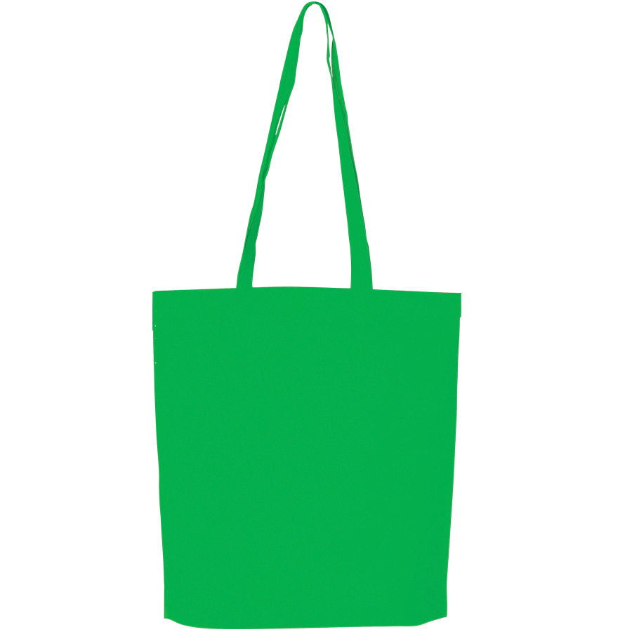 Сумка для покупок "PROMO";  зеленый яркий; 38 x 45 x 8,5 см;  нетканый 80г/м2