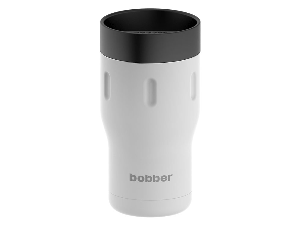 Термос питьевой, вакуумный, бытовой, тм bobber. Объем 0,35 литра. Артикул Tumbler-350 Iced Water, белый