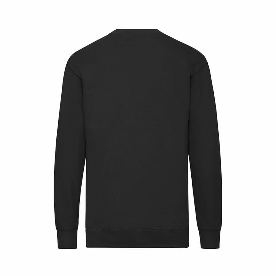 Толстовка мужская без начеса "Lightweight Set-in Sweat", черный, 80% х/б 20% полиэстер, 240 г/м2