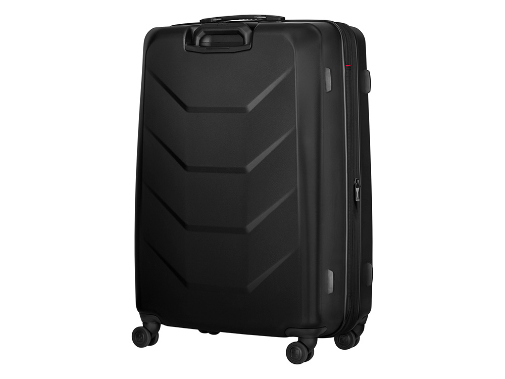 Чемодан WENGER Prymo, чёрный, большой, 52х76х30 см, 93 л, ABS+PC, черный
